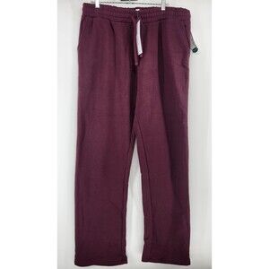Threads 4 Thought Men's Burgundy XL Kevin Peached Eco Fleece Pants NWOT